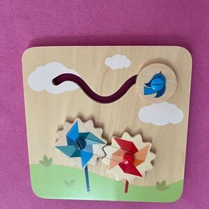 KiwiCo PandaCrate wooden busy board